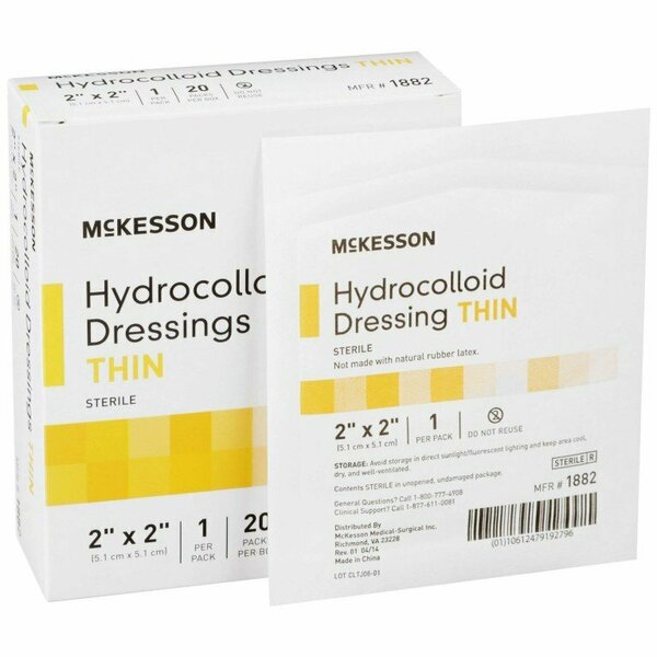 Mckesson Hydrocolloid Dressing, 2 x 2 Inch, 400PK 1882